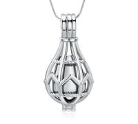 ZEZILE Bijoux de crémation pour cendres souvenirs Œuvre à ciel ouvert urne en goutte de larme collier cendres pour femmes Bijoux commémoratifs pour hommes