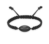 ZEZILE Bijoux de crémation Rugby urne Bracelet pour cendres en acier inoxydable Cendres pendentif Souvenir réglable Bracelet commémoratif pour femmes hommes