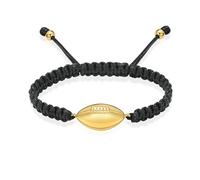 ZEZILE Bijoux de crémation Rugby urne Bracelet pour cendres en acier inoxydable Cendres pendentif Souvenir réglable Bracelet commémoratif pour femmes hommes