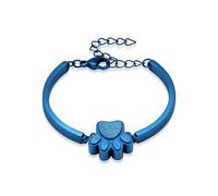ZEZILE Bracelet bijoux de crémation pour animaux pour cendres - Bracelet d’urne à empreintes de pattes d’animal de compagnie, bracelets pour cendres animal de compagnie, médaillon commémoratif