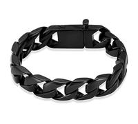 ZEZILE Bracelet d’urne de crémation pour hommes pour cendres en acier inoxydable grand bracelet gourmette pour hommes pour cendres souvenir bijoux commémoratifs