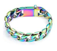 ZEZILE Bracelet d’urne de crémation pour hommes pour cendres en acier inoxydable grand bracelet gourmette pour hommes pour cendres souvenir bijoux commémoratifs
