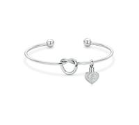 ZEZILE Bracelet d’urne en forme de coeur pour les cendres Cristal crémation bijoux en acier inoxydable Mémorial cendres humaines Bracelet souvenir pour les femmes hommes