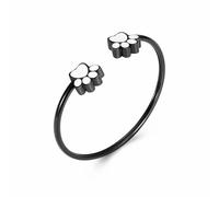 ZEZILE Bracelet de crémation pour animaux de compagnie pour cendres patte d’animal gravé urne bracelet souvenir cendres porte bijoux commémoratifs pour chat/chien