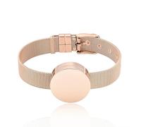 ZEZILE Bracelet de crémation pour cendres Urne commémorative Bracelet rond Médaillon Cendres Porte-montre réglable Bande de gravure personnalisée souvenir