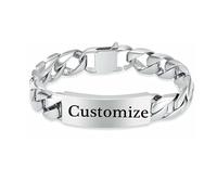 ZEZILE Bracelet urne crémation urne bracelets pour cendres humaines pour hommes personnaliser cadeau souvenir Memorial bracelet