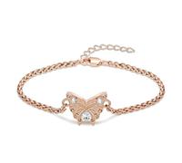 ZEZILE Bracelet urne pour cendres, bracelet de crémation papillon, bijou commémoratif en acier inoxydable ajustable, cendres commémoratives pour femmes hommes
