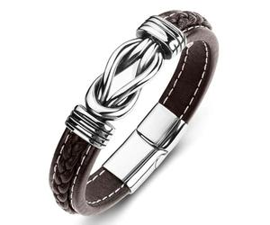 ZEZILE Bracelet urne tressé pour cendres en acier inoxydable crémation Bracelet commémoratif pour humain chien chat souvenir cadeau