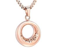 ZEZILE cercle de vie urne collier pour cendres porte-cendres en acier inoxydable cendres souvenir urne commémorative bijoux