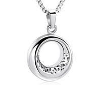 ZEZILE cercle de vie urne collier pour cendres porte-cendres en acier inoxydable cendres souvenir urne commémorative bijoux