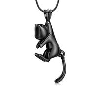 ZEZILE Chat crémation bijoux urne cendres collier pour femmes hommes souvenir souvenir bijoux d’un être cher