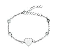 ZEZILE Coeur crémation bijoux patte impression urne Bracelet pour cendres en acier inoxydable souvenir réglable Bracelet commémoratif pour hommes femmes