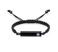 ZEZILE Coeur Cristal Urne Bracelet pour Cendres Longue Bande Crémation Bijoux En Acier Inoxydable Mémorial Cendres Souvenir Bijoux pour Femmes Hommes