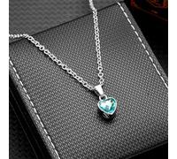 ZEZILE Collier d’urne en acier inoxydable avec pierre de naissance - Bijoux de crémation pour cendres humaines, Souvenir Urne de crémation Bijoux