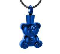 ZEZILE Collier d’urne pour cendres Crémation Bijoux en acier inoxydable Souvenir Urne commémorative Bijoux Cendres Pendentif pour femmes hommes