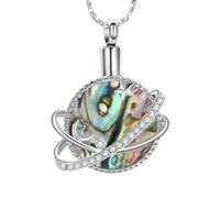 ZEZILE Colliers d’urnes pour cendres Bijoux de crémation pour cendres Arbre de vie/Papillon Souvenir de crémation