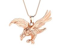 ZEZILE Crémation bijoux aigle urne collier pour cendres aigle forme urne médaillon cendres souvenir Memorial bijoux