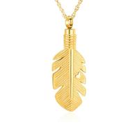 ZEZILE Crémation Bijoux Aile Urne Collier Pour Cendres Pour Femmes Hommes Souvenir Urne Souvenir Bijoux En Acier Inoxydable Cendres Pendentif