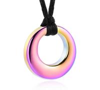 ZEZILE Crémation bijoux cercle de vie urne collier pour cendres porte Memorial souvenir urne bijoux