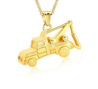 ZEZILE Crémation Bijoux Crochet Bras Voiture Urne Collier Pour Cendres En Acier Inoxydable Cendres Pendentif Pour Femmes Hommes Souvenirs Collier Commémoratif