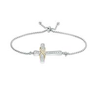 ZEZILE Crémation Bijoux Croix Urne Bracelet pour Cendres Pour Les Femmes Mémorial Souvenir Cendres Bracelets de l’Être Cher