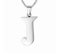 ZEZILE Crémation bijoux lettre A ~ Z urne collier pour cendres porte-souvenirs bijoux commémoratifs pour un être cher