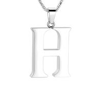 ZEZILE Crémation bijoux lettre A ~ Z urne collier pour cendres porte-souvenirs bijoux commémoratifs pour un être cher