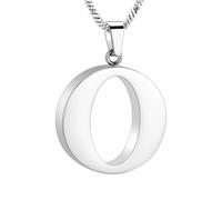 ZEZILE Crémation bijoux lettre A ~ Z urne collier pour cendres porte-souvenirs bijoux commémoratifs pour un être cher