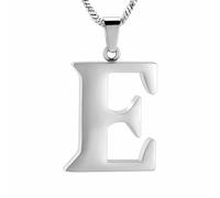 ZEZILE Crémation bijoux lettre A ~ Z urne collier pour cendres porte-souvenirs bijoux commémoratifs pour un être cher