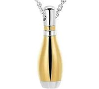 ZEZILE Crémation Bijoux pour Cendres Pendentif Médaillon Souvenir En Acier Inoxydable Souvenir Urne Collier Pour Hommes Femmes