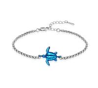 ZEZILE Crémation Bijoux Tortue Urne Bracelet pour Cendres Pour Femmes Hommes Cendres Bracelet En Acier Inoxydable Souvenir Mémorial Cendres Animaux De Compagnie Bijoux