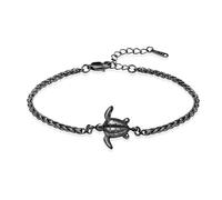 ZEZILE Crémation Bijoux Tortue Urne Bracelet pour Cendres Pour Femmes Hommes Cendres Bracelet En Acier Inoxydable Souvenir Mémorial Cendres Animaux De Compagnie Bijoux