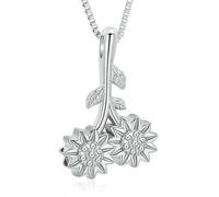 ZEZILE Crémation Bijoux Tournesol Urne Collier pour Cendres En Acier Inoxydable Mémorial Cendre Pendentif Pour Femmes Hommes Souvenir Bijoux Collier