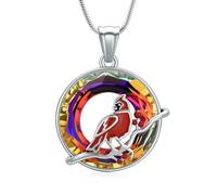 ZEZILE Crémation Bijoux Urne Colliers pour Cendres Souvenir Cercle de Cristal Mémorial Cendres Holder Pendentif pour Femmes Hommes