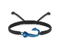 ZEZILE Crémation Bracelet pour cendres en acier inoxydable poisson crochet urne réglable tissage bracelet souvenir mémorial bijoux porte-cendres
