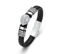 ZEZILE Crémation Bracelet pour les cendres Memorial urne bijoux tressé bracelet manchette bracelet souvenir cadeau pour hommes femmes