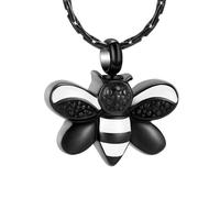 ZEZILE Crémation commémorative bijoux urne pendentif pour cendres souvenir collier