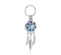 ZEZILE Crémation creuse bijoux cendres urne porte-clés en acier inoxydable femme souvenir mémorial bijoux personnaliser