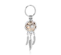 ZEZILE Crémation creuse bijoux cendres urne porte-clés en acier inoxydable femme souvenir mémorial bijoux personnaliser