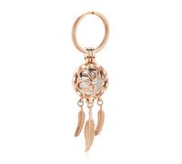 ZEZILE Crémation creuse bijoux cendres urne porte-clés en acier inoxydable femme souvenir mémorial bijoux personnaliser