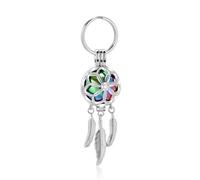 ZEZILE Crémation creuse bijoux cendres urne porte-clés en acier inoxydable femme souvenir mémorial bijoux personnaliser
