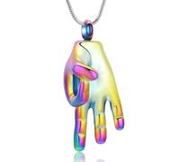 ZEZILE Crémation Memorial urne collier pour cendres humain/animal de compagnie bijoux en acier inoxydable femme/homme cadeau souvenir pendentif