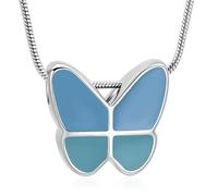 ZEZILE Crémation papillon, bijoux, colliers, urne, cou pour cendres, femmes, pendentif commémoratif de cendres, bijoux en cendres