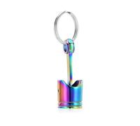 ZEZILE Crémation porte-clés pour cendres en acier inoxydable urne porte-clés pendentif souvenir mémorial cendres porte bijoux pour hommes femmes