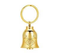 ZEZILE Crémation porte-clés pour les cendres ange aile coeur cloche urne pendentif mémorial bijoux souvenir cadeau pour les femmes hommes