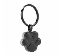 ZEZILE Crémation urne cendres porte-clés pour animal de compagnie chien chat cendres personnaliser urne Memorial porte-clés souvenir bijoux en acier inoxydable