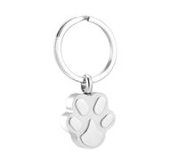 ZEZILE Crémation urne cendres porte-clés pour animal de compagnie chien chat cendres personnaliser urne Memorial porte-clés souvenir bijoux en acier inoxydable