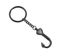 ZEZILE Crochet de pêche crémation porte-clés pour cendres souvenir bijoux commémoratifs pour femmes/hommes