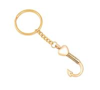 ZEZILE Crochet de pêche crémation porte-clés pour cendres souvenir bijoux commémoratifs pour femmes/hommes