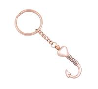 ZEZILE Crochet de pêche crémation porte-clés pour cendres souvenir bijoux commémoratifs pour femmes/hommes